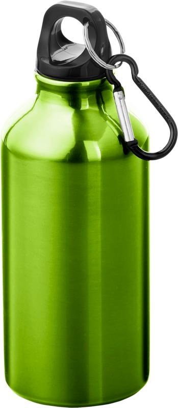 Oregon 400 ml aluminium water bottle with carabiner