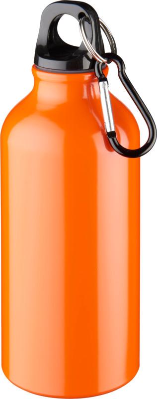 Oregon 400 ml aluminium water bottle with carabiner