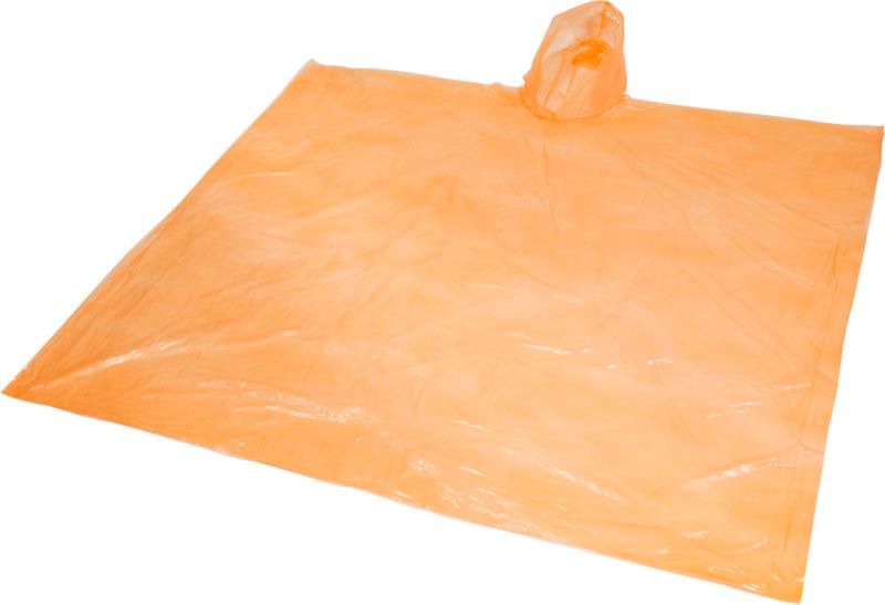 Ziva disposable rain poncho with storage pouch