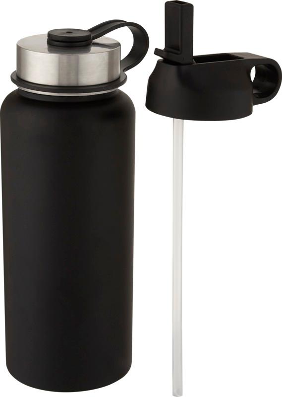 Supra 1 L copper vacuum insulated sport bottle with 2 lids