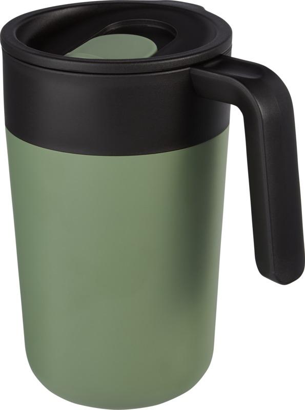 Nordia 400 ml double-wall recycled mug