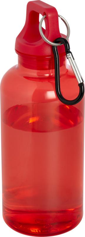 Oregon 400 ml RCS certified recycled plastic water bottle with carabiner