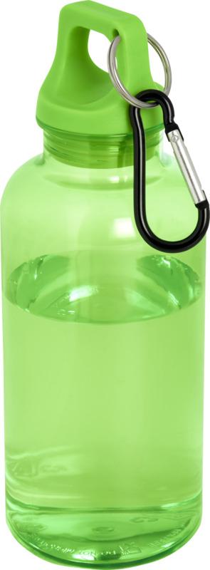 Oregon 400 ml RCS certified recycled plastic water bottle with carabiner