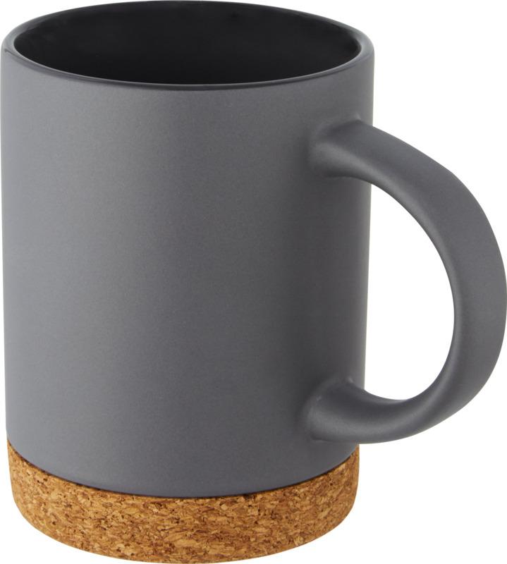 Neiva 425 ml ceramic mug with cork base