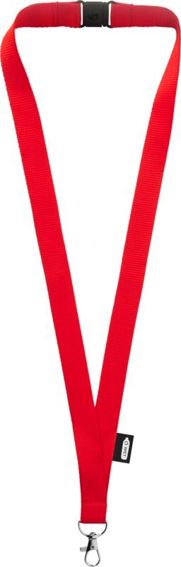 Tom recycled PET lanyard with breakaway closure