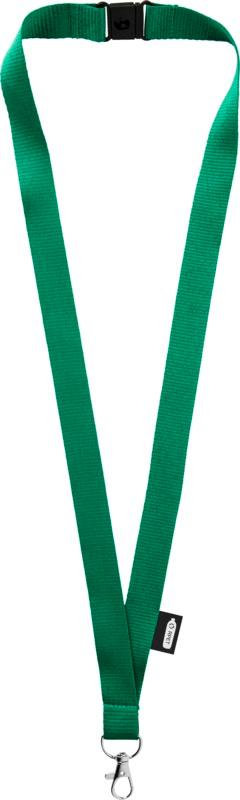 Tom recycled PET lanyard with breakaway closure