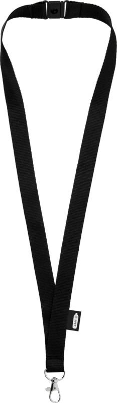 Tom recycled PET lanyard with breakaway closure