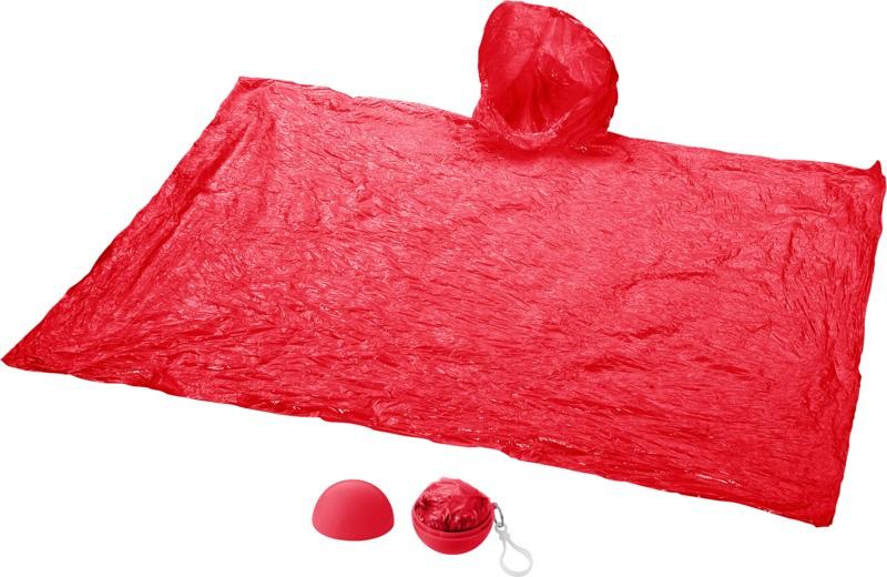 Xina rain poncho in storage ball with keychain
