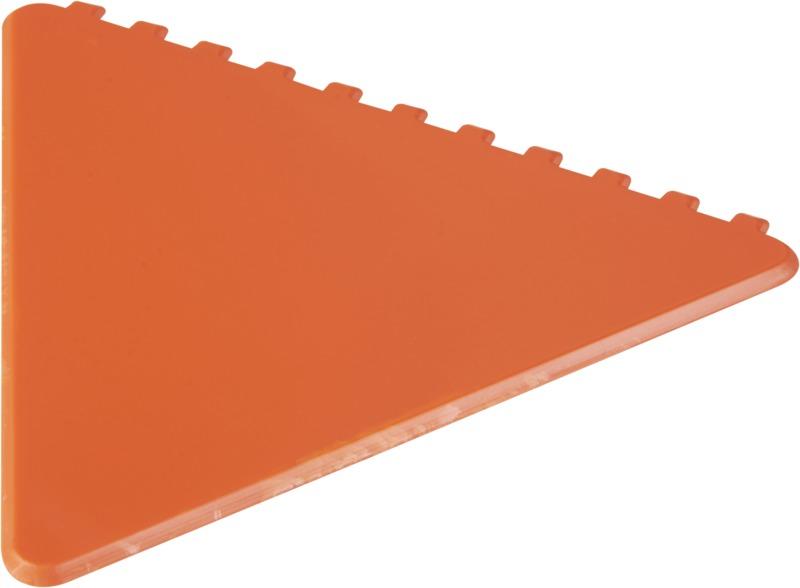 Frosty triangular recycled plastic ice scraper