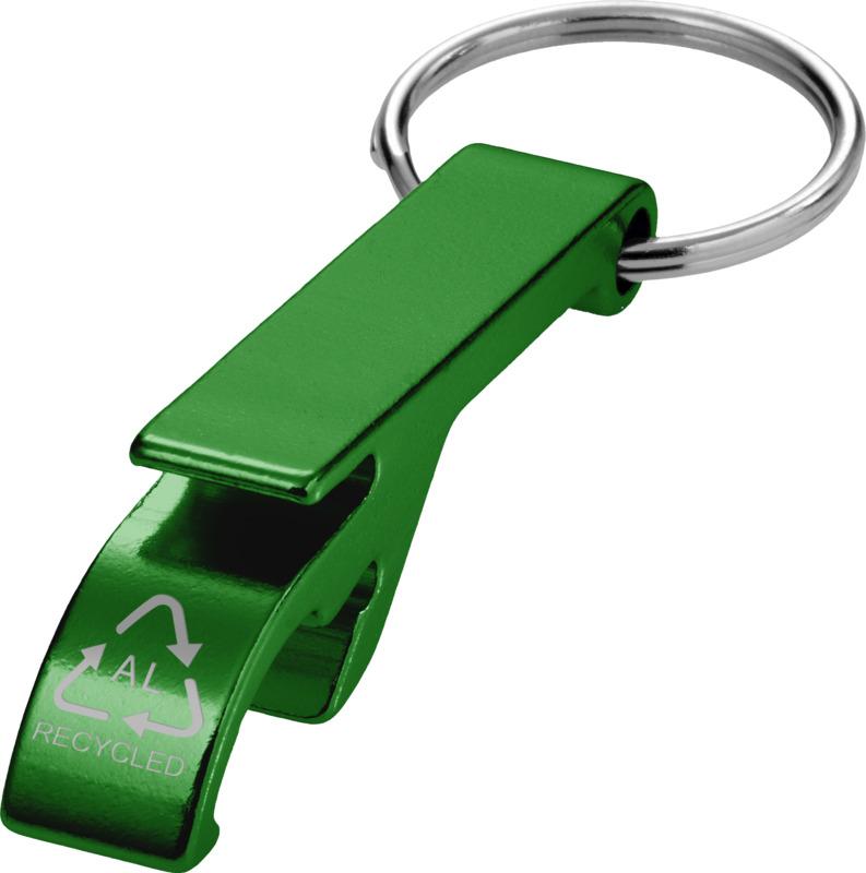 Tao RCS recycled aluminium bottle and can opener with keychain 
