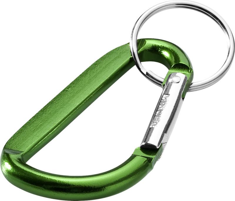 Timor RCS recycled aluminium carabiner keychain