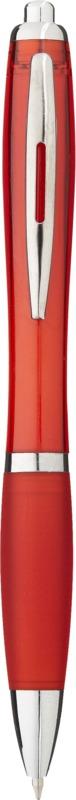 Nash ballpoint pen with coloured barrel and grip
