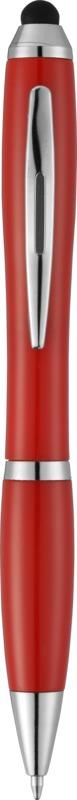 Nash stylus ballpoint pen with coloured grip