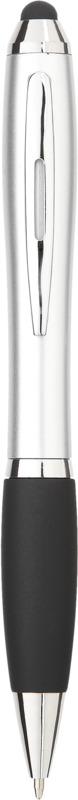 Nash coloured stylus ballpoint pen with black grip