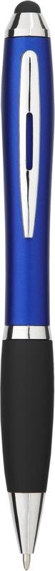 Nash coloured stylus ballpoint pen with black grip