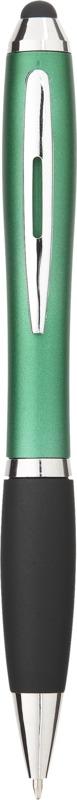 Nash coloured stylus ballpoint pen with black grip