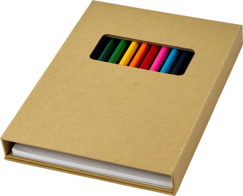 Pablo colouring set with drawing paper