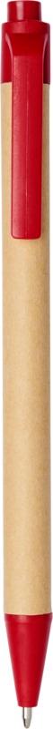 Berk recycled carton and corn plastic ballpoint pen