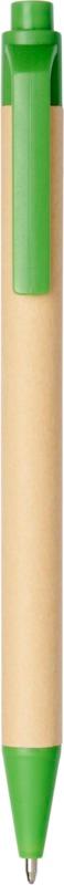 Berk recycled carton and corn plastic ballpoint pen