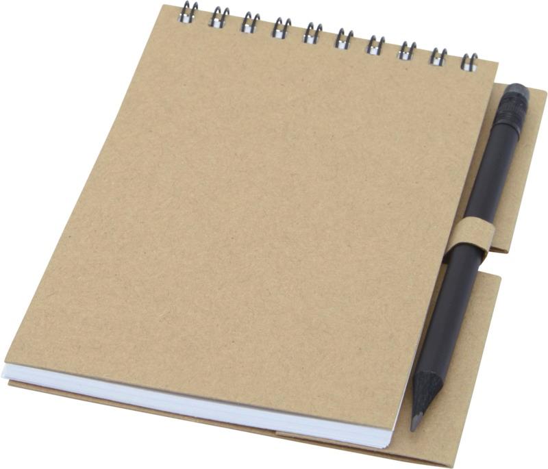 Luciano Eco wire notebook with pencil - small