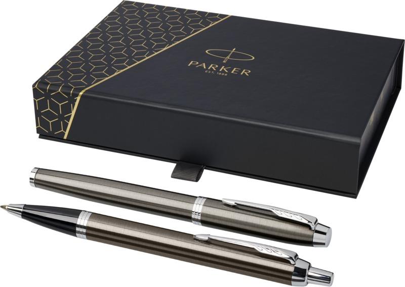 Parker IM rollerball and ballpoint pen set