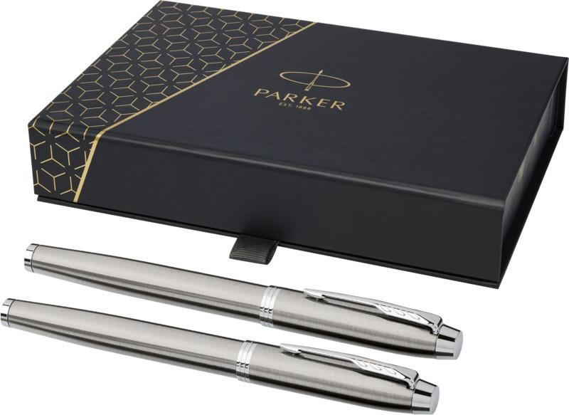 Parker IM rollerball and fountain pen set