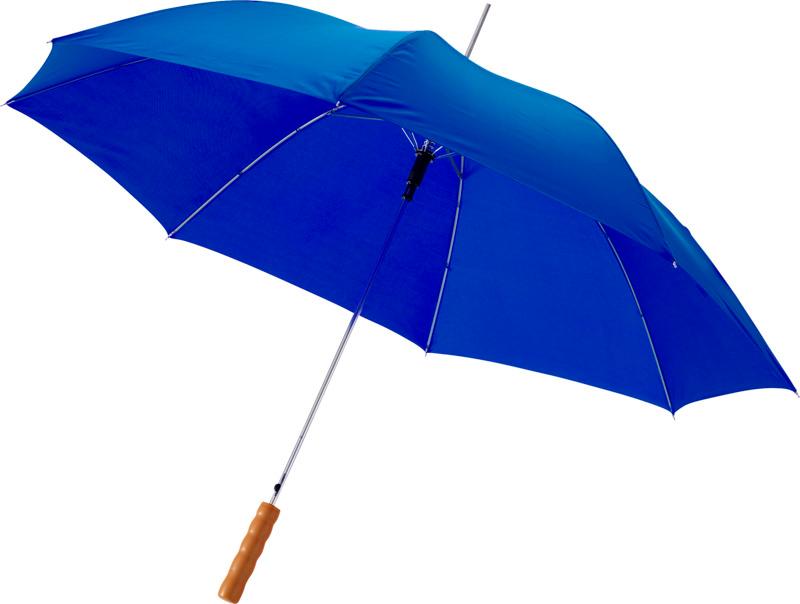 Lisa 23" auto open umbrella with wooden handle