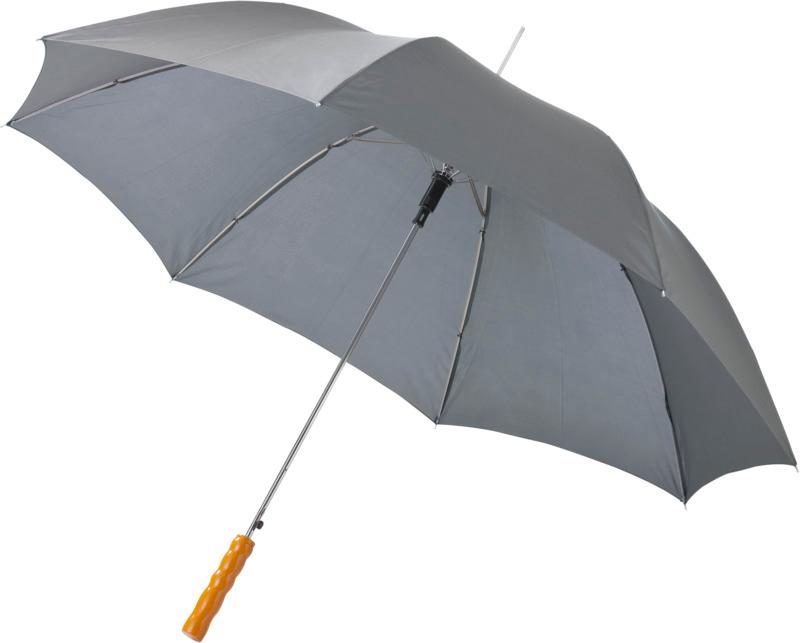 Lisa 23" auto open umbrella with wooden handle