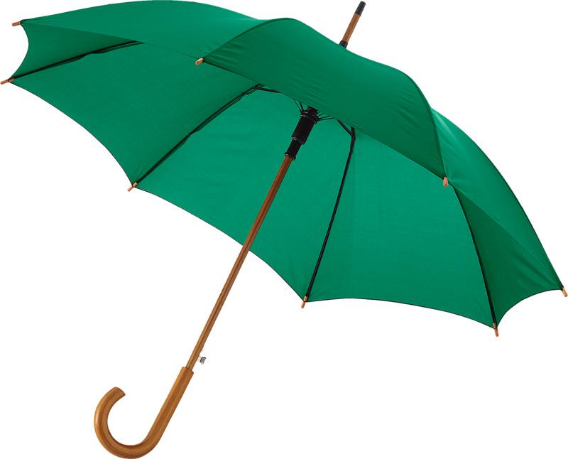 Kyle 23" auto open umbrella wooden shaft and handle