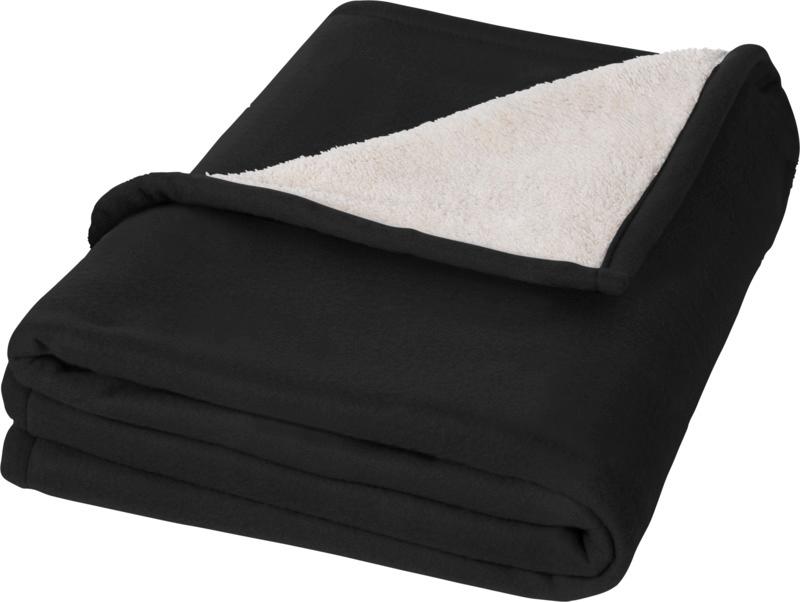 Springwood soft fleece and sherpa plaid blanket
