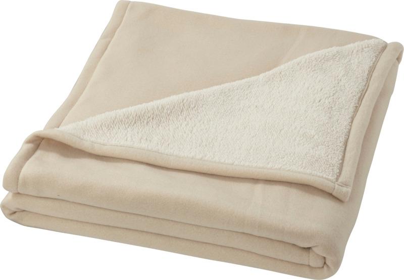 Springwood soft fleece and sherpa plaid blanket