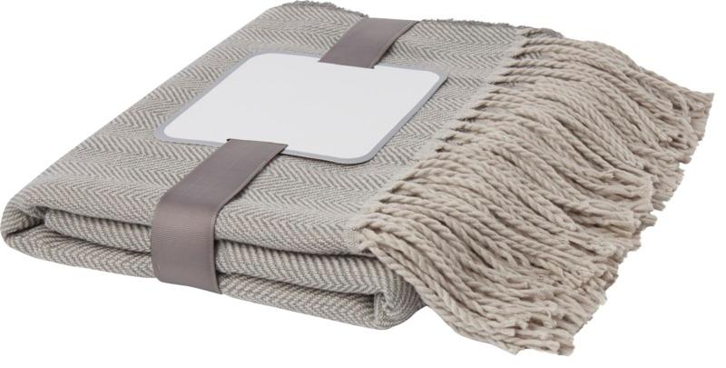 Haven herringbone throw blanket
