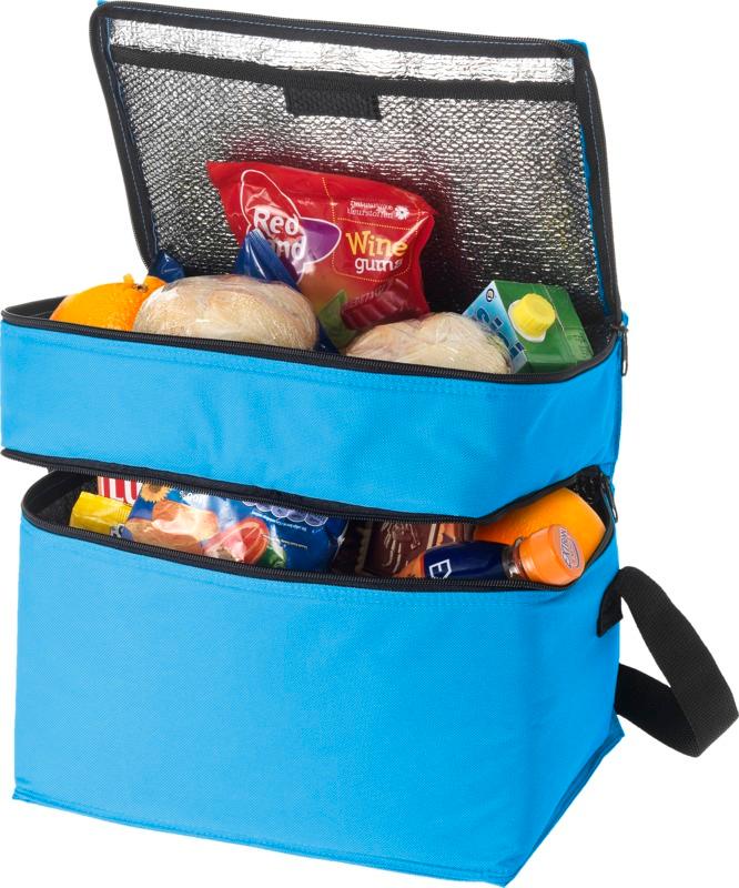 Oslo 2-zippered compartments cooler bag 13L