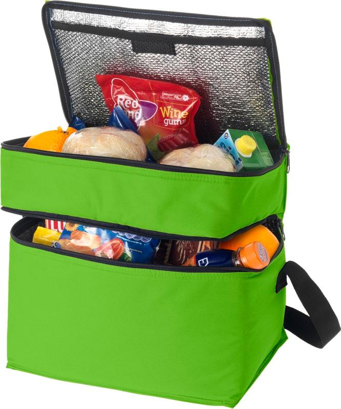 Oslo 2-zippered compartments cooler bag 13L