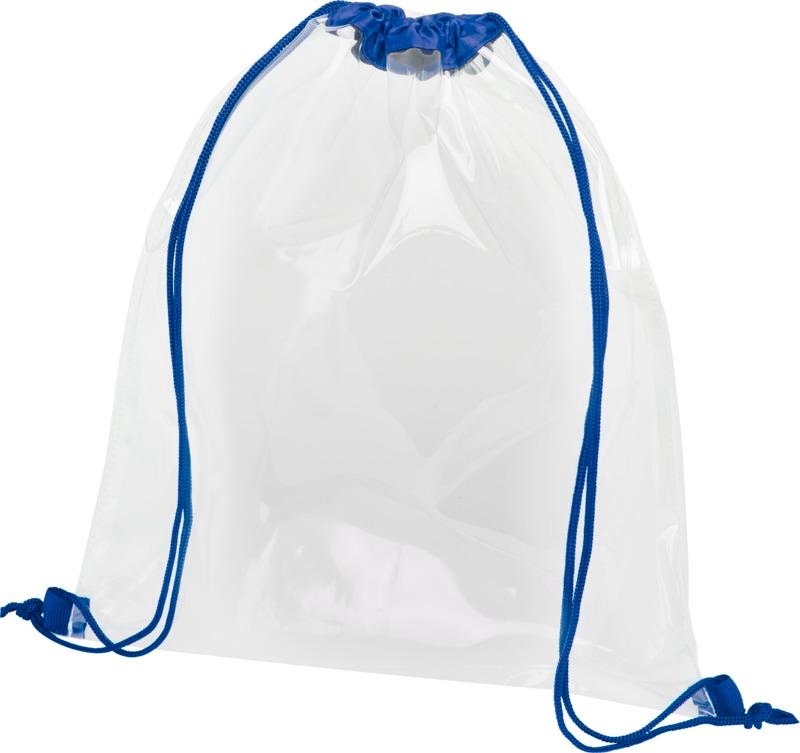 Lancaster transparent drawstring bag 5L