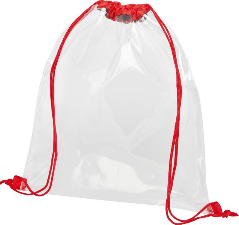 Lancaster transparent drawstring bag 5L