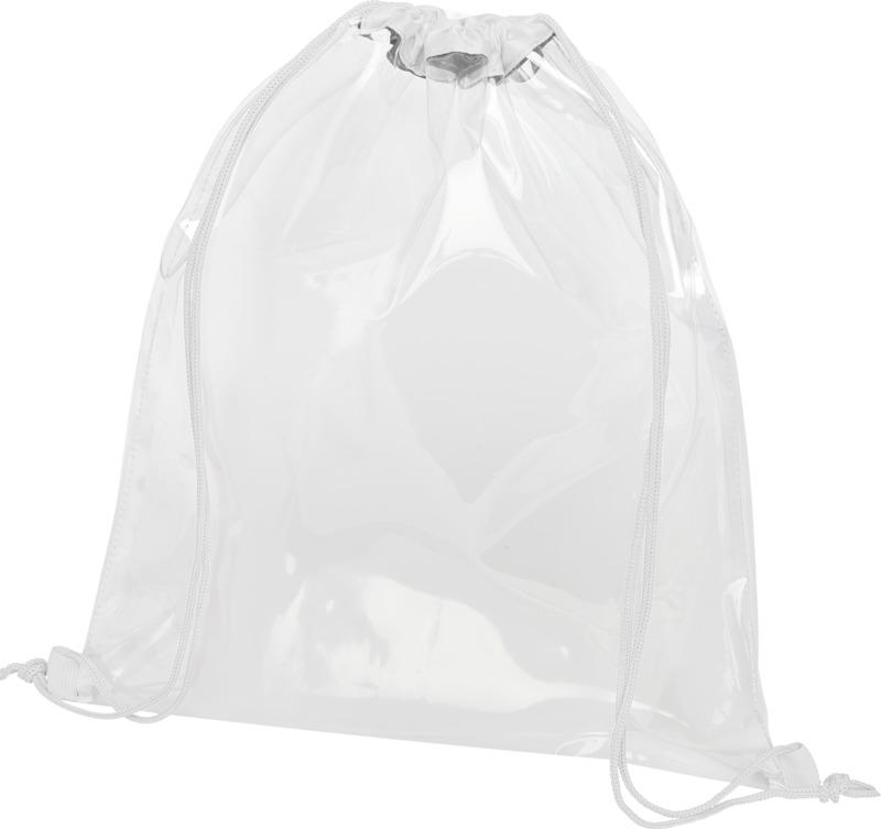 Lancaster transparent drawstring bag 5L