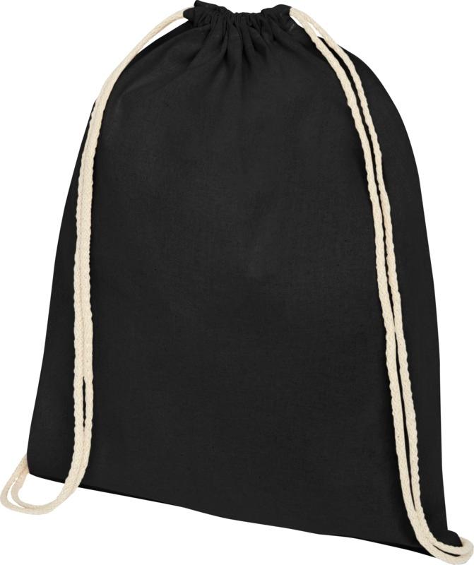 Oregon 100 g/m² cotton drawstring bag 5L