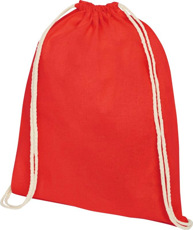 Oregon 100 g/m² cotton drawstring bag 5L