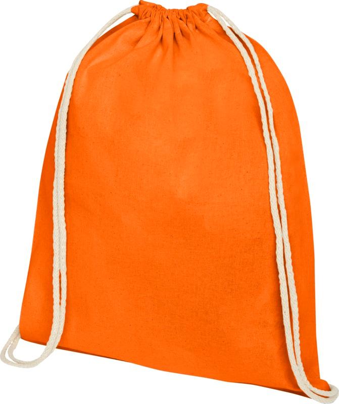 Oregon 100 g/m² cotton drawstring bag 5L