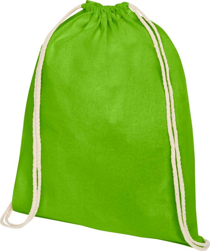 Oregon 100 g/m² cotton drawstring bag 5L
