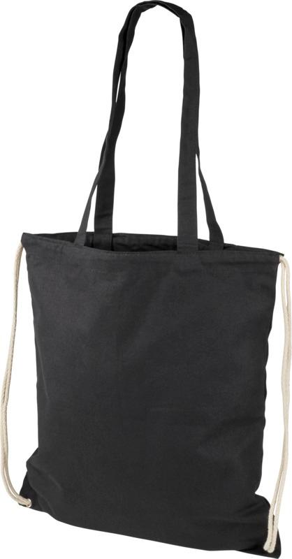 Eliza 240 g/m² cotton drawstring bag 6L