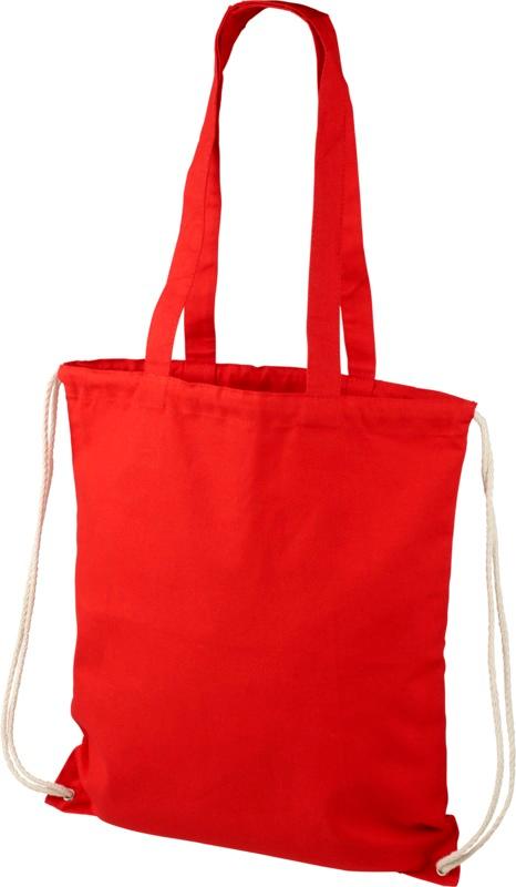 Eliza 240 g/m² cotton drawstring bag 6L