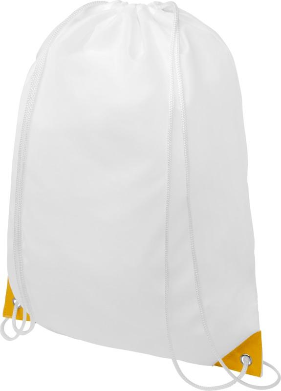Oriole drawstring bag with coloured corners 5L