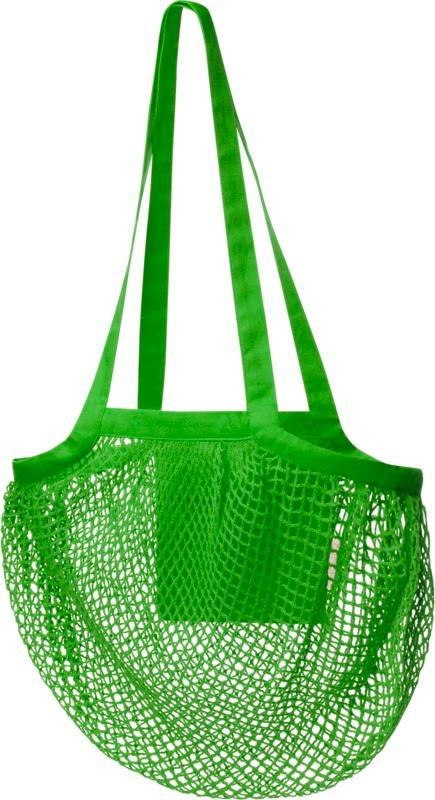 Pune 100 g/m² GOTS organic mesh cotton tote bag 6L