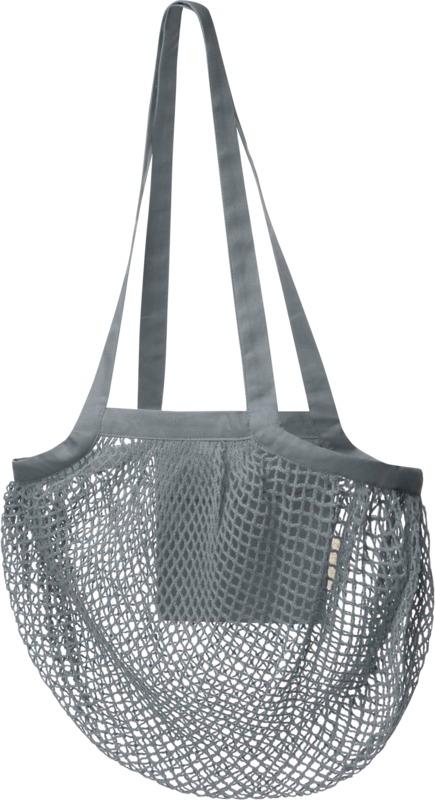Pune 100 g/m² GOTS organic mesh cotton tote bag 6L