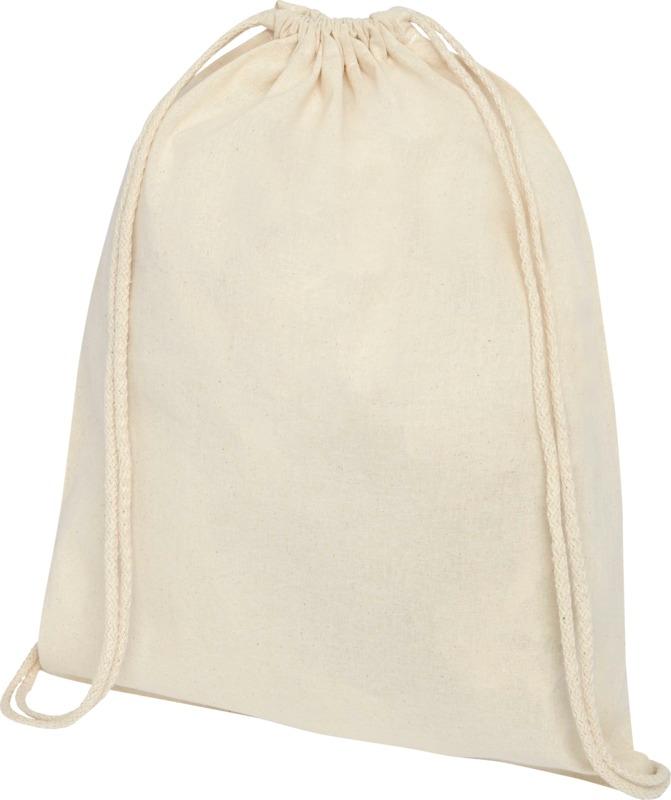 Oregon 140 g/m² cotton drawstring bag 5L