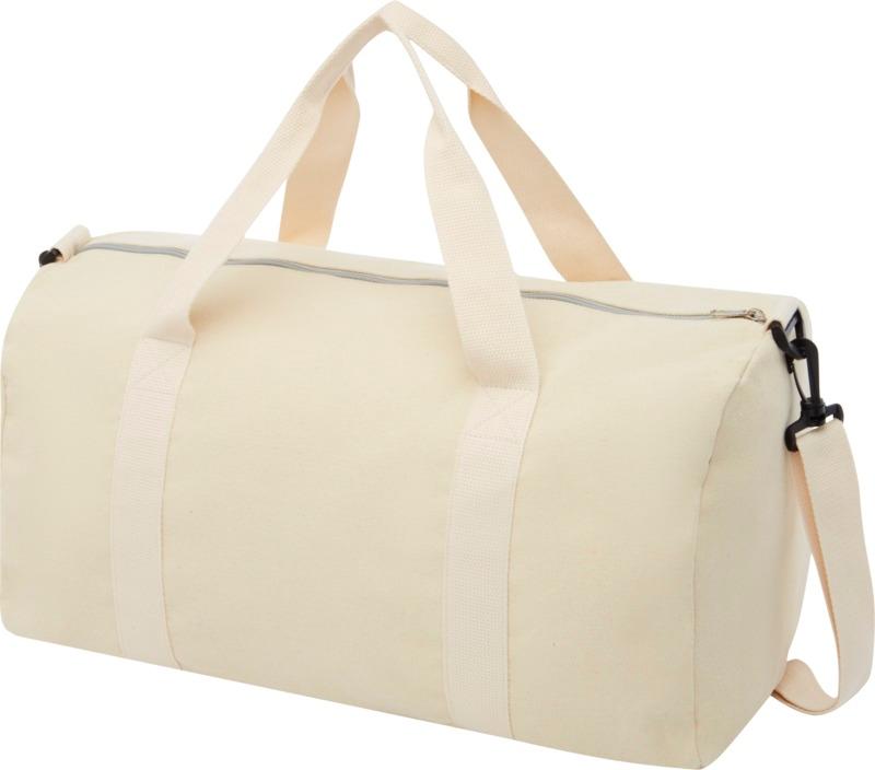 Pheebs 450 g/m² recycled cotton and polyester duffel bag 24L