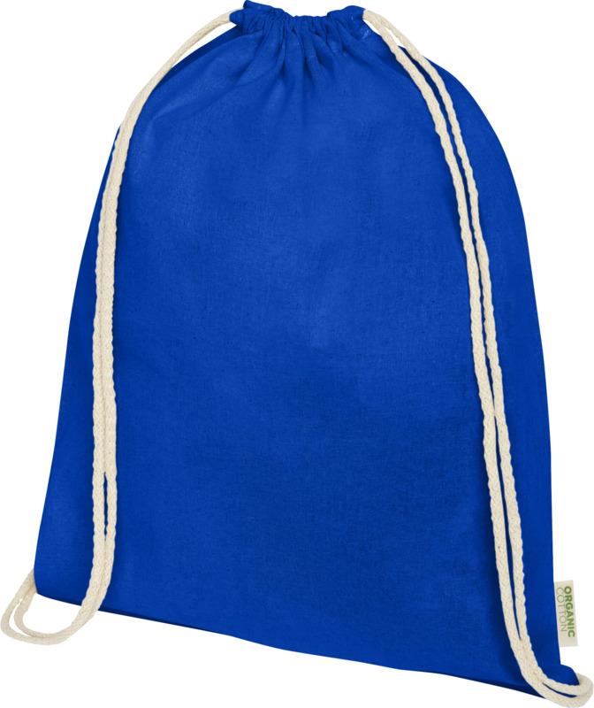 Orissa 140 g/m² GOTS organic cotton drawstring bag 5L