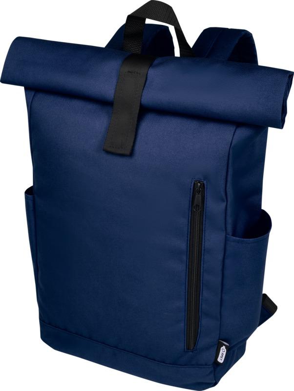 Byron 15.6" GRS RPET roll-top backpack 18L